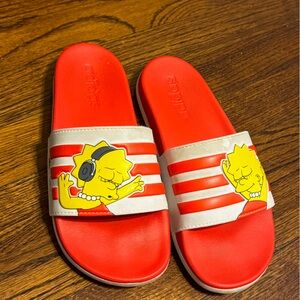 Lisa Simpson Adidas pool slides